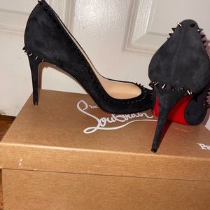 Christian Louboutin Anjalina Spike Pump Heels.